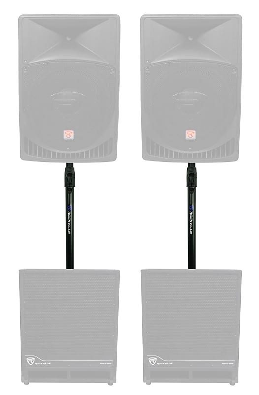 2) Rockville Air Assist Auto Lift Subwoofer to Speaker Reverb