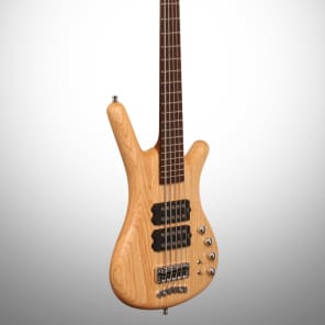 Warwick GPS Corvette Double Buck 5 Electric Bass, 5-String, Natural image 4