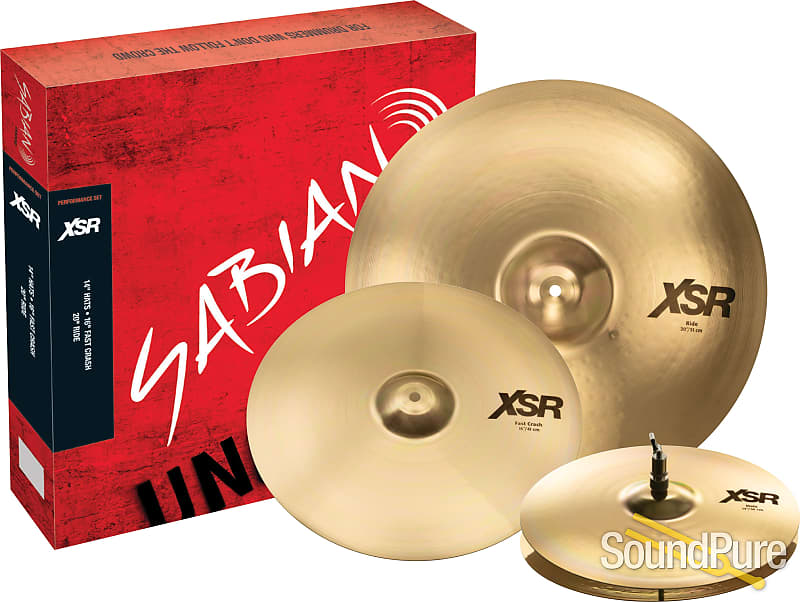 Sabian XSR Performance Cymbal Set w/ Free 18" Crash  XSR5005GB image 1