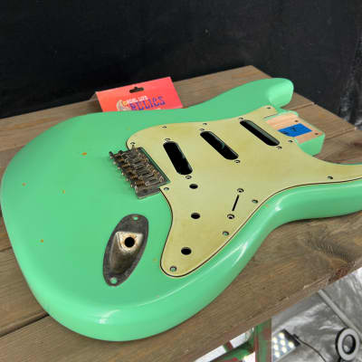Real Life Relics Strat® Stratocaster® Body Aged Surf Green #1 image 6