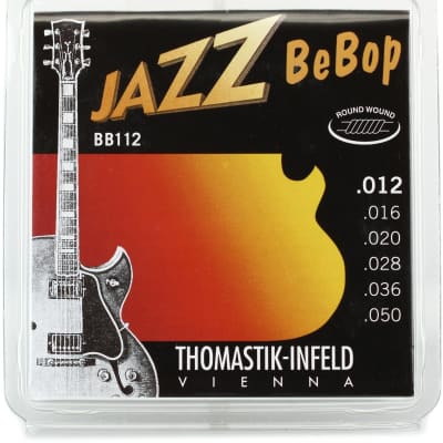 Thomastik-Infeld BB112 Jazz BeBop Nickel Round-Wound Guitar Strings - Light (.12 - .50)
