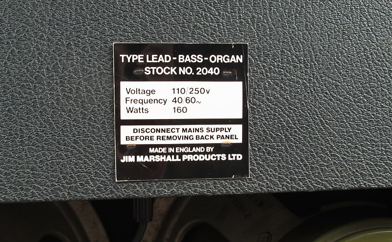 Marshall Artiste 2040 Lead - Bass - Organ 2-Channel 50-Watt 2x12" Combo Amp 1971 - 1978 image 3