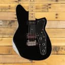 Reverend Double Agent W with Maple Fretboard - Midnight Black