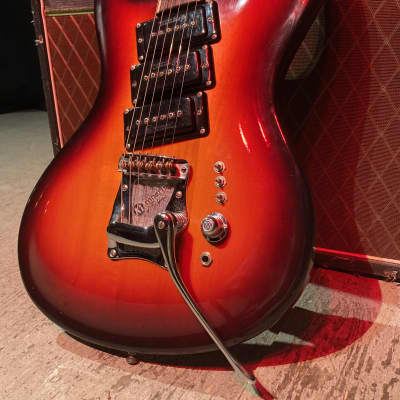 Mosrite VIII 1984 - Red burst/ Sunburst. image 2