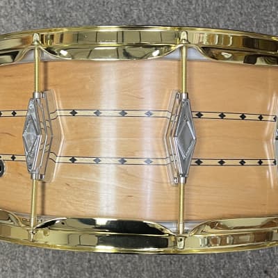 Craviotto 6.5x14 solid maple Private Reserve Snare Drum Builder’s Choice from Steve’s studio image 3