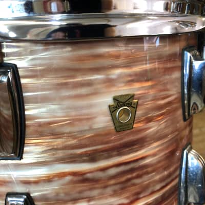 Bun E. Carlos’s Ludwig 2012 Pink Oyster Legacy 24,16,13,12,14×6.5 Matching Snare, Ultra Rare! image 10
