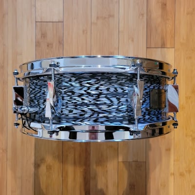 Snares - Canopus Drums 5x14 Neo Vintage NV60-M5 Snare Drum (Black Onyx) image 2