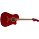 Fender California Redondo Classic Acoustic Guitar Hot Rod Red Metallic + Gig Bag