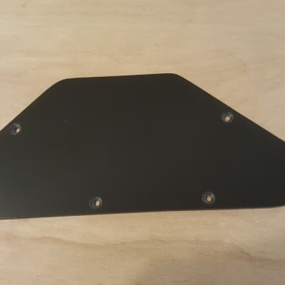 JAT Custom Guitar Parts USA Gibson SG control cover/back plate 4-Screw Flat/Matte Black for sale