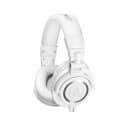 Audio-Technica ATH-M50xWH Professional Studio Monitor Headphones, White