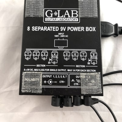 G Lab guitar laboratory 8 separated 9v power box PB-1 | Reverb