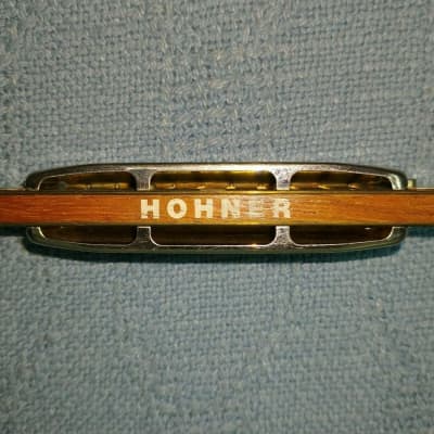 Vintage Hohner Blues Harp MS Harmonica Key of C With Case Germany Tested Working image 12