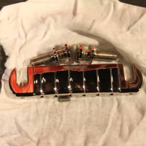 PRS ACC-4001 Stoptail Bridge with Studs - Polished Aluminum