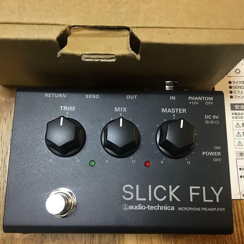 Audio-Technica Slick Fly mic preamp and effects loop *free Audio-Technica Slick Fly mic preamp and effects loop *free