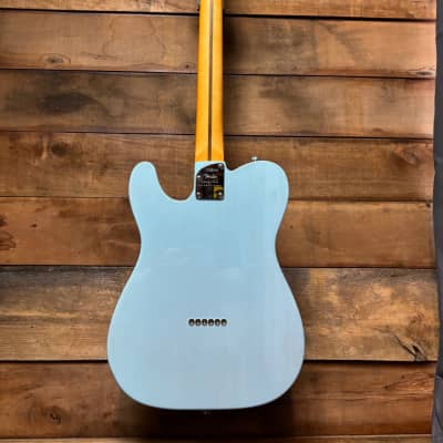 Fender American Pro II Thinline Telecaster - Daphne Blue w/ Hard Case image 14