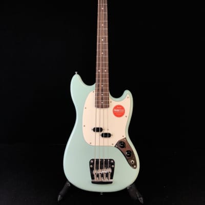 Squier Classic Vibe 60's Mustang Bass Surf Green image 2
