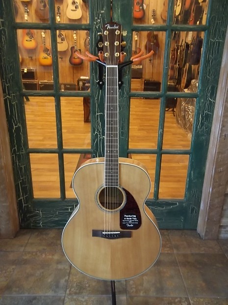 Fender CJ 290S CJ 290 s NAT Jumbo Acoustic Guitar in Natural New Reverb