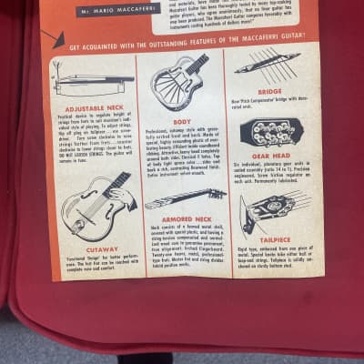 Maccaferri G30 Acoustic Guitar 1950's - Plastic with Original Hang Tag image 18