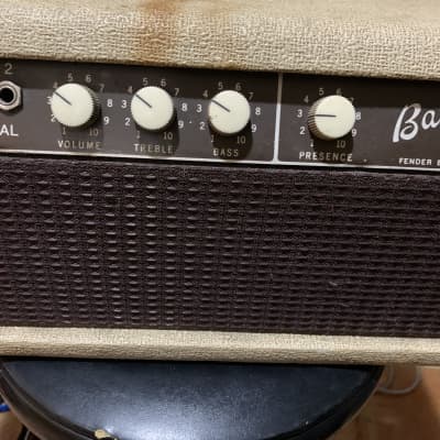 Fender Bassman 6G6-A Brownface 50-Watt Guitar Head 1962 - 1964 - Blonde image 2