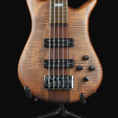 Spector Euro 5 RST Sienna Stain Matte 5 String Bass NEW awesome flame top for sale