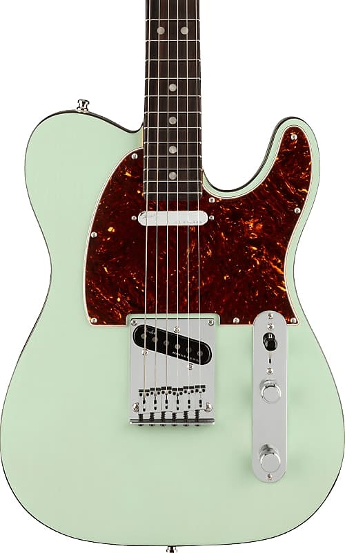 Fender Ultra Luxe Telecaster. Rosewood Fingerboard, Transparent Surf Green image 1