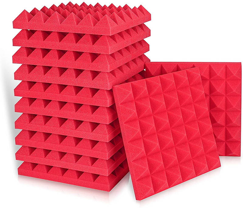 Acoustic Studio Panel Foam Pyramid Wedges 2" X 12" X 12" Reverb