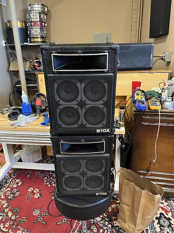 Toa RS 20 passive speaker system pair Reverb