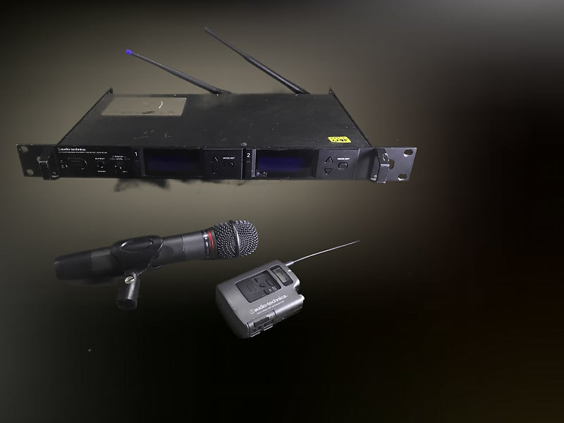 AudioTechnica Dual Wireless Mic System AEWR5200 /AEWT4100a Reverb