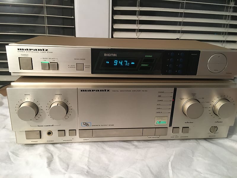 Marantz Marantz PM 54 Amplifier And Stereo Synthesized Tuner St440 Bundle 1985-1995 image 1