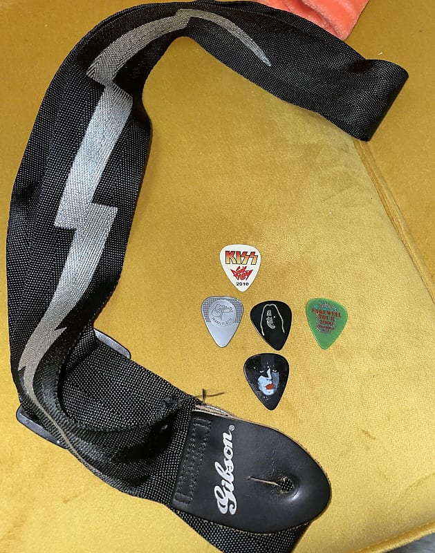 KISS Stage Used Guitar Pick Lot Paul Stanley Gene Simmons Ace Reverb