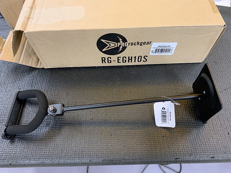 ProRockGear RGEGH10S BULK Slat Wall Guitar Hangers Black x18 Reverb