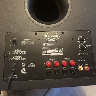 Klipsch bash hot sale subwoofer