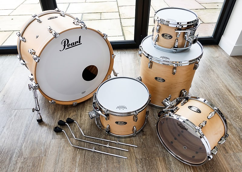 Pearl Masters Maple Gum drums ** includes rare additional | Reverb UK