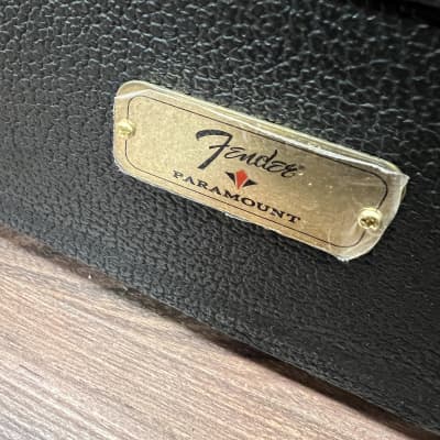 Fender Paramount PM-1E Mahogany 2021 - 2022 - Black Top FREE WRANGLER DENIM STRAP image 14