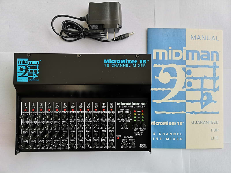 Midiman MicroMixer 18 w/Manual - Tiny Powerhouse! Almost 100% Awesome. Free shipping to the US and Canada!! image 1