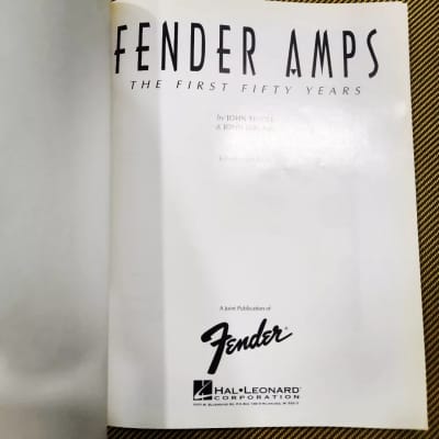 Hal Leonard Corporation Fender amps the first fifty years