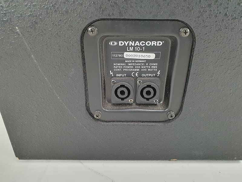 Dynacord LM 10-1 Sub and LM 8-2 full range top - PA