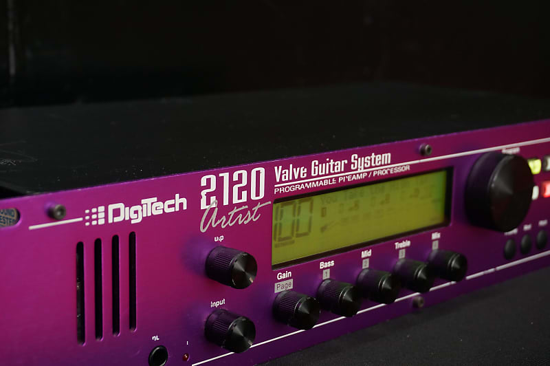 Digitech 2120 Artist Valve Guitar System Effects Processor 2U Rack Mount  240V