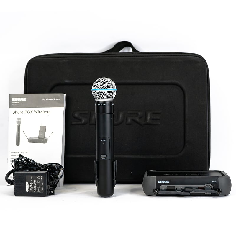 Shure Wireless Microphone Set - PGX4 806-810MHz with PGX2