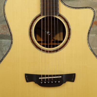 CRAFTER LX G-1000ce - Grand Auditorium Cutaway Solid Rosewood Amplificata DS2 - Natural image 6