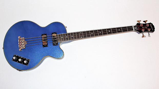 Epiphone allen woody rumblekat bass blue hot sale