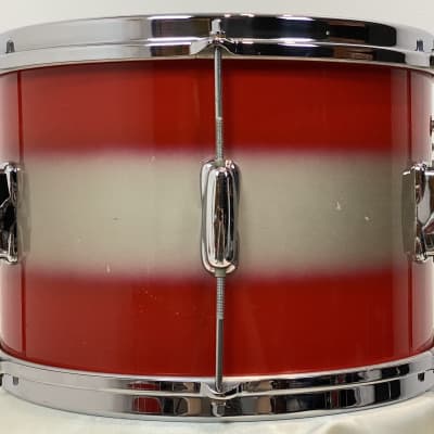 Slingerland 22/13/15/5x14" 60's Swingster/Stage Band Drum Set - Red/Silver Duco image 9