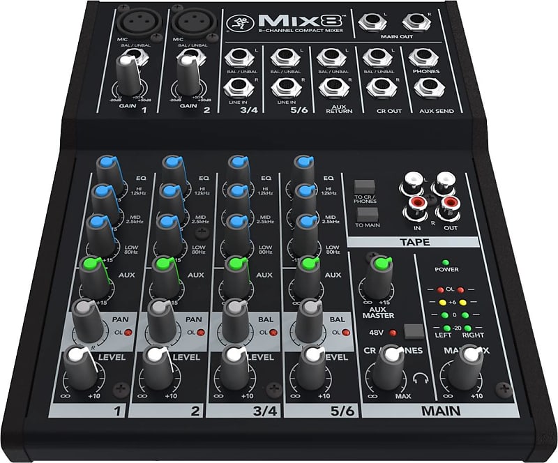 Table de mixage 19 avec 12 entrées - 6 canaux - Bluetooth/USB