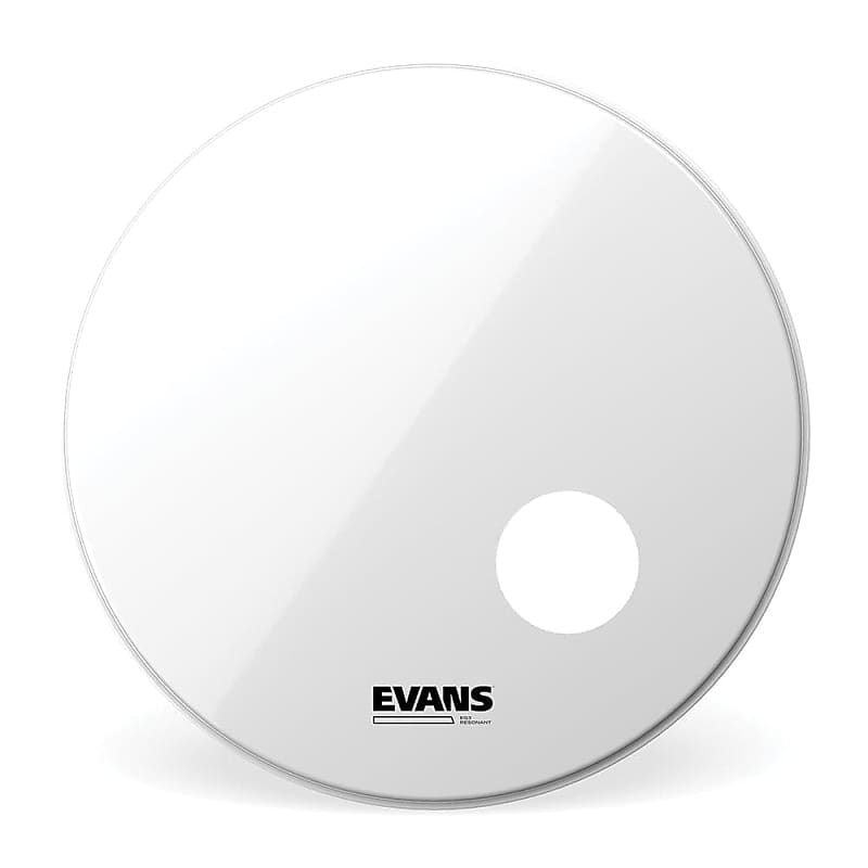 Evans EQ3 Resonant Smooth White Bass Drum Head, 20" image 1