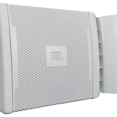 JBL VRX932LA-1WH 12" 800w Passive Line-Array Speaker in White + Instrument Mic image 1