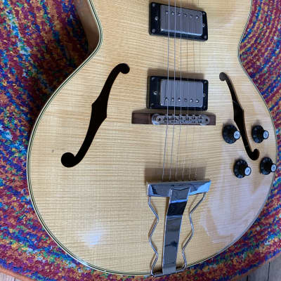 Carlo Robelli ES-175 copy same build as Ibanez 2355m early to mid 70s  - Natural image 3