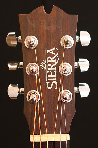 高評価アイテム Sierra ST10 Compass Series Parlor Acoustic Guitar - 3/4 ギター