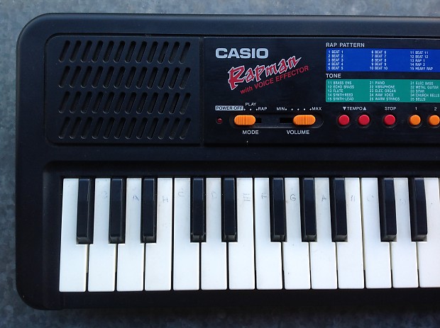 Casio Rapman RAP-1 synth keyboard voice effector pitch