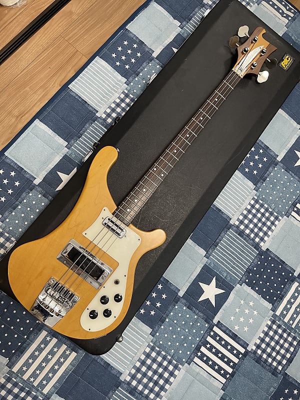 【JAPAN vintage】Fernandes RB-80PM electric bass around 1980 - Rickenbacker  genuine hard case included