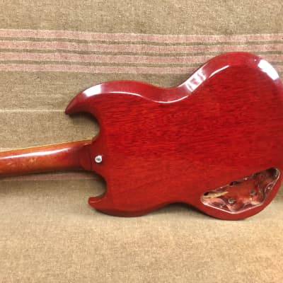 1962 Gibson Les Paul Standard SG Cherry Project Husk "Factory Renecked" 1960's image 7